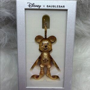 Gold Mickey Mouse Clip On